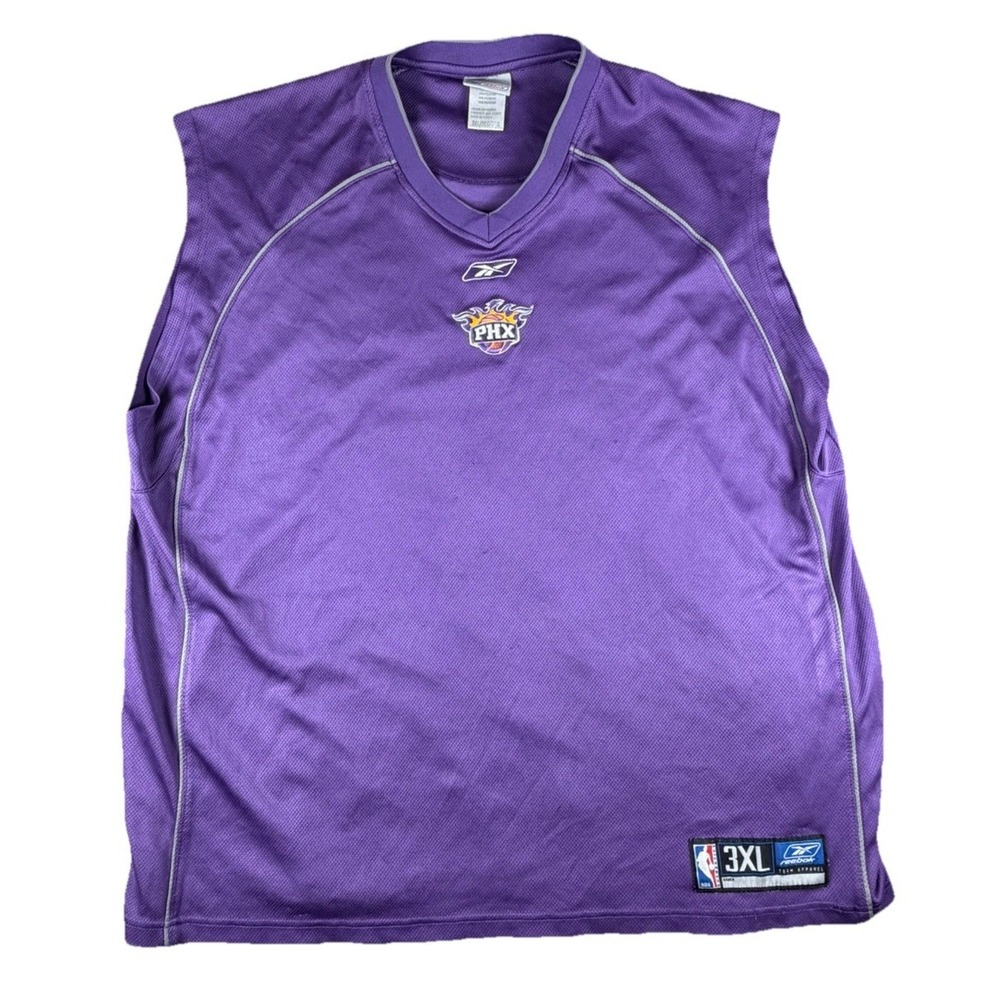 Reebok Phoenix Suns PHX NBA Jersey 3XL Mens Purple Basketball Sleeveless